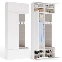 Garderobe HAGA II 1SZ1W Weiß