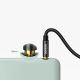 7. Ugreen abgewinkeltes AUX-Kabel 2 x Miniklinke 3,5 mm 1,5 m blau (AV112)
