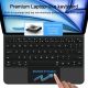 7. Tech-Protect Smartcase Magnetic mit Tastatur für iPad Air 10,9" 2020/2022 / iPad Air 11" 2024/2025 - Schwarz
