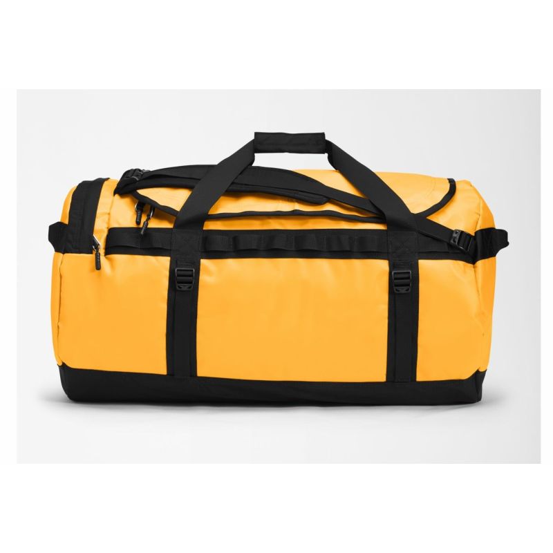 3. The North Face Base Camp Duffel L Sporttasche 95L Polyester Schwarz, Gelb