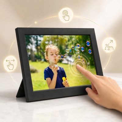 18. Wozinsky WRC-32 10,1" Digitaler Bilderrahmen mit Frameo 32GB App - Schwarz