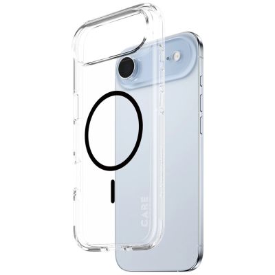 2. CARE by PanzerGlass Flagship Urban Explorer Case mit schwarzem MagSafe für iPhone Air – Transparent