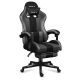 17. Huzaro Force 4.7 Gaming-Stuhl aus grauem Netzgewebe