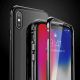 10. Wozinsky Full Magnetic Case 360 Magnetic Case Vorder- und Rückseite mit integriertem Glas Samsung Galaxy A72 4G Schwarz-Transparent