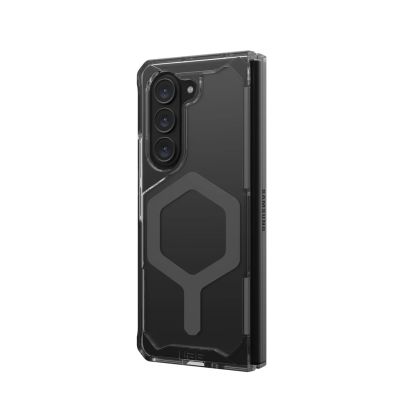 3. UAG Urban Armor Gear Plyo Pro Hülle für Samsung Galaxy Z Fold5, Aschgrau (transparent)/Weltraumgrau