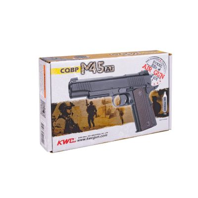 21. RANGER 1911 M45A1 CQBP Luftpistole k.4.5BBs 21-Schuss METALLSCHLITTEN KWC