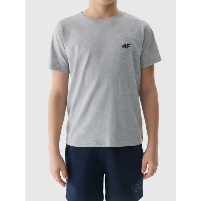 Schlichtes Baumwoll-T-Shirt für einen Jungen 4F Junior