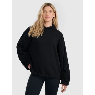 Damen-Sweatshirt mit Kapuze, offen, 4F 4FRAW25TSWSF2462-20S