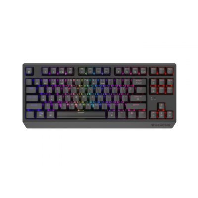 12. GENESIS Thor 230 TKL Gaming-Tastatur USB + RF Wireless + Bluetooth QWERTY Grau