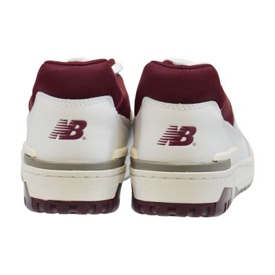 4. New Balance 550 Burgundy Cyan Sneakers - BB550WBG