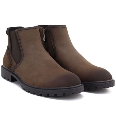 4. Hohe, ungefütterte Herren-Ankle-Boots, braun, Vanhorn WN32307