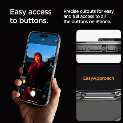9. Spigen Ultra Hybrid Mag-Hülle mit MagSafe für iPhone 16 Pro – transparent