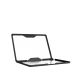 6. UAG Urban Armor Gear Plyo Hülle | Apple MacBook Air 13" (M2 2022) | Eis/(Transparent)