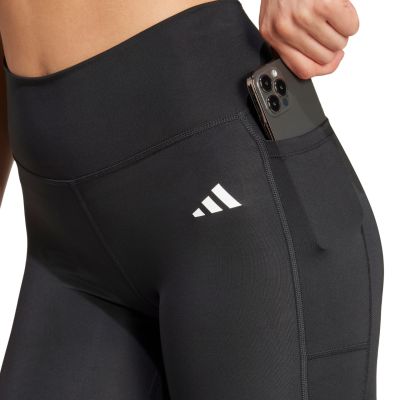 4. adidas Optime Essentials Stash Pocket Damen-Leggings in voller Länge Schwarz IT2280