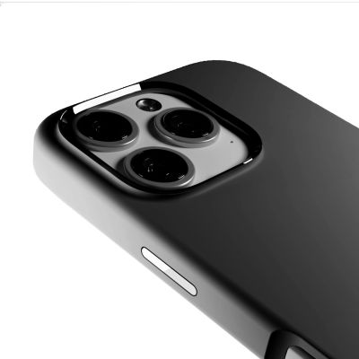 5. Puro Icon Mag Pro MagSafe Silikonhülle für iPhone 16 Pro – Dunkelgrau