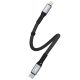 2. Dudao L10P Lightning - USB-C PD 20W Kabel 0,23m - Schwarz
