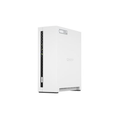 4. Qnap TS-133, Tower, 1 x 2,5"/3,5" SATA, ARM 1,8 GHz Quad-Core, 2 GB RAM, 1 x 1 GbE, externes Netzteil