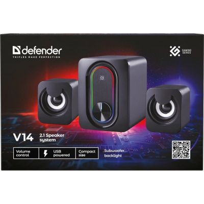 8. Defender Computerlautsprecher V14 2.1 Bluetooth 11W USB 65314