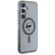 4. Karl Lagerfeld Button Choupette Head gedrucktes Logo MagSafe Samsung Galaxy S25 Hülle schwarz