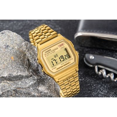 5. CASIO Vintage A158WETG-9AEF Uhr + Box