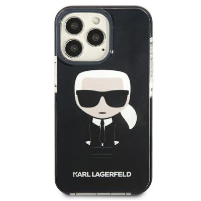 3. Karl Lagerfeld Iconik Karl Case für iPhone 13 Pro / iPhone 13 - Schwarz