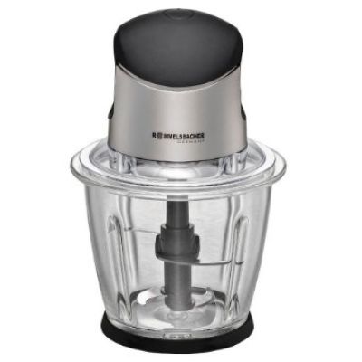Rommelsbacher MZ 500 Elektrischer Gemüseschneider 1,5 l 500 W Schwarz, Edelstahl
