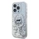 8. Karl Lagerfeld Liquid Glitter Choupette Head MagSafe-Hülle für iPhone 14 Pro Max – transparent