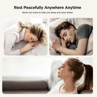 14. Joyroom JR-TS1 Cozydots Series Kabellose TWS-Kopfhörer mit aktiver Geräuschunterdrückung (ANC) und Bluetooth 5.3 – Weiß