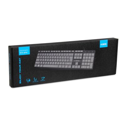 5. IBOX ERIS KABELTASTATUR, GRAU