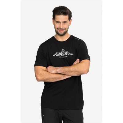 3. Herren-T-Shirt VIKING Lenta Bamboo Light Man, schwarz