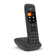 Gigaset C575HX DECT-Schnurlostelefon mit Anrufernamen und -identifizierung, Schwarz