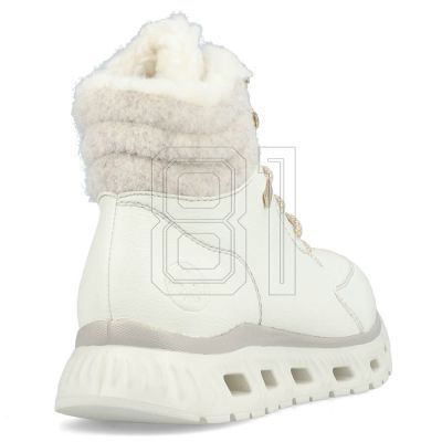 9. Rieker W RKR720 isolierte Sportstiefel, weiß