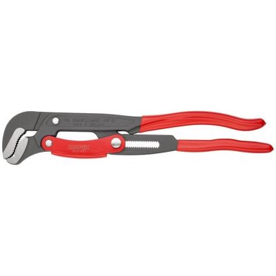 Verstellbarer Rohrschlüssel mit S-förmigen Backen, Länge 420 mm