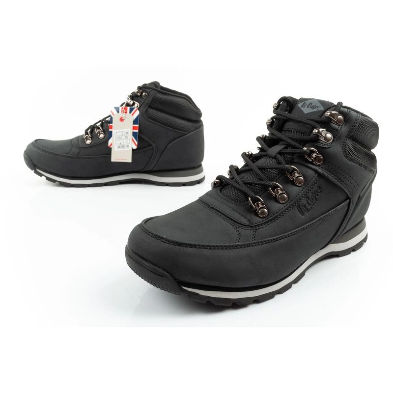 8. Lee Cooper Herren Winter Wanderstiefeletten schwarz