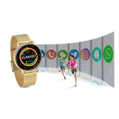 14. G.Rossi SW015-5 Damen-Smartwatch Gold