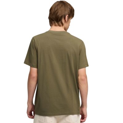 4. Puma Herren ESS Small No. 1 Logo T-Shirt (Größe S), Olivgrün, 682535 81