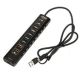 Nitro Concepts UH1, hybrider 10-Port-USB-Hub, USB 3.2