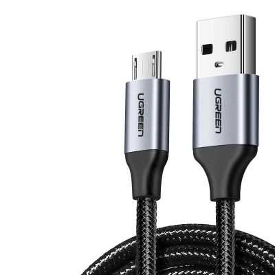 3. Ugreen US290 60146 USB-A/Micro-USB 2,4A-Kabel 1 m – grau