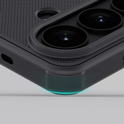 11. Nillkin Super Frosted Shield Pro Magnetische Hülle, kompatibel mit MagSafe für Samsung Galaxy S26 – Schwarz
