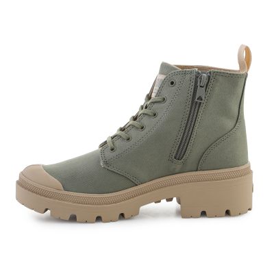 4. Palladium Pallabase Twill 96907-333 Vetiver