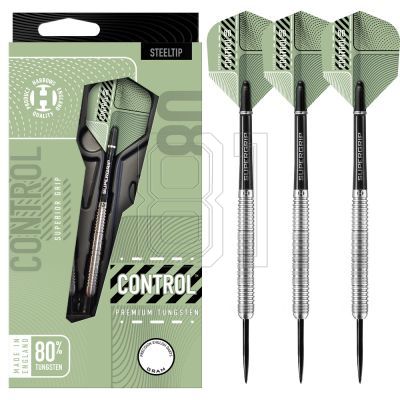 Harrows Control 80 % parallele Steeltip-Darts