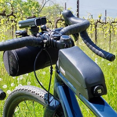 13. Rockbros AS-134 ROAD TO SKY 0,9L Rahmentasche, wasserdicht – Schwarz