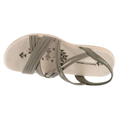 3. Skechers Reggae Slim - Turn It Up 163117-OLV Grün 36