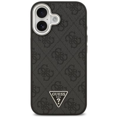 3. Guess 4G Triangle Logo MagSafe Hülle für iPhone 17 - Schwarz