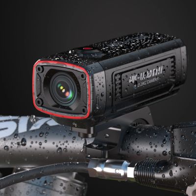4. AKEEYO AKY-710S Sportkamera 4K-Videorekorder für Motorradlenker - Schwarz