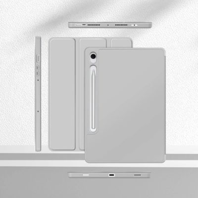 5. Tech-Protect SmartCase Stifthülle für Samsung Galaxy Tab S9 11.0 / S9 FE / S10 FE / S10 Lite 10.9 X710 / X716B / X510 / X516B / X520 / X526 / X400 / X406B – Grau