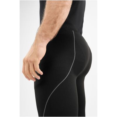 6. Herrenunterwäsche VIKING Eiger 2.0 Pants 3/4 Bamboo schwarz-grau