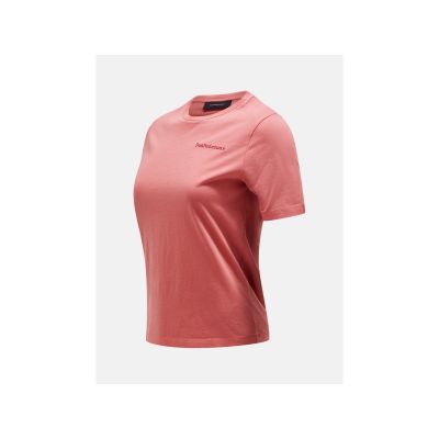 2. Peak Performance W Original Small Logo Tee Rosa T-Shirt
