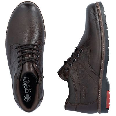 5. Braune Herren-Ankle-Boots aus Leder, gefüttert, Rieker 10507-25