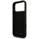 7. Karl Lagerfeld Silicone Karl&Choupette Metal Pin Hülle für iPhone 18 Pro Max / 17 Pro Max – Schwarz